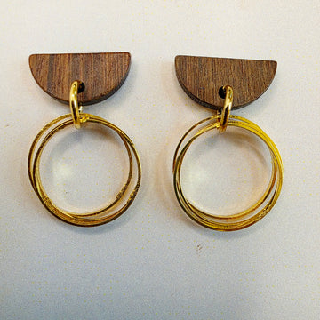 Mini Half Ring Drop Dangles