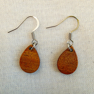 Mahogany Teardrop Dangles