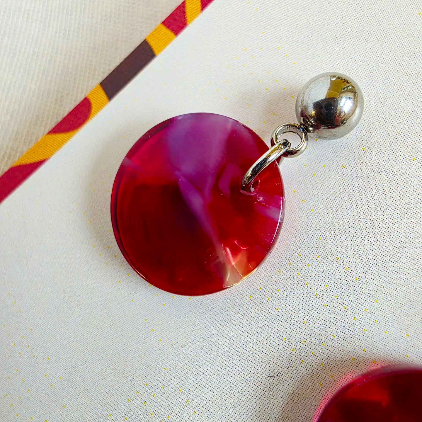 Red Mini Drop Dangles