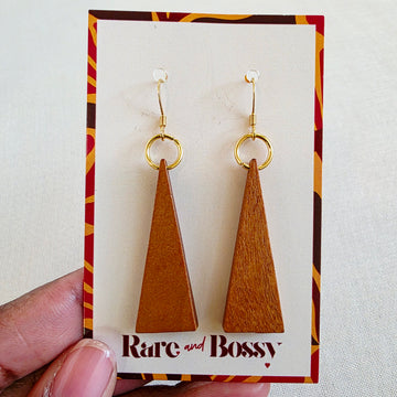 Brown Triangle Dangles